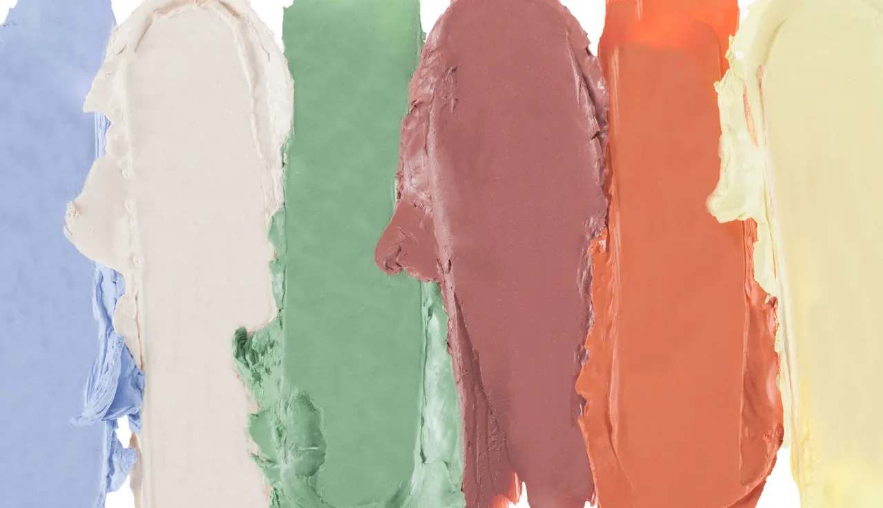 koło kolorów makijażu do korekcji