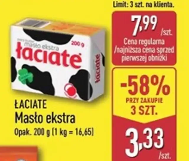 Gazetki promocyjne masło