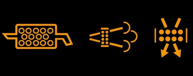 Kontrolka DPF na desce rozdzielczej, objawy wypalania DPF
