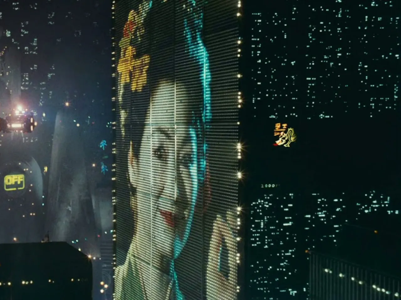 Cyberpunk dystopia modern world