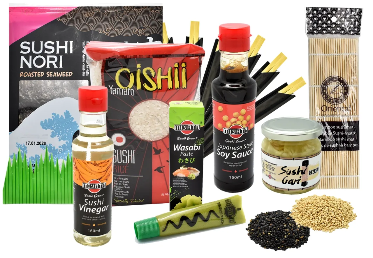 zestaw do robienia sushi w domu składniki