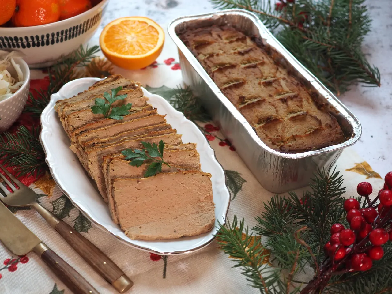 Pasztet w formie keksowej gotowy do pieczenia