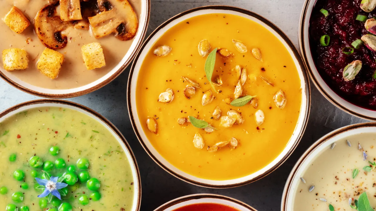 Toppings pour soupe vari&eacute;s