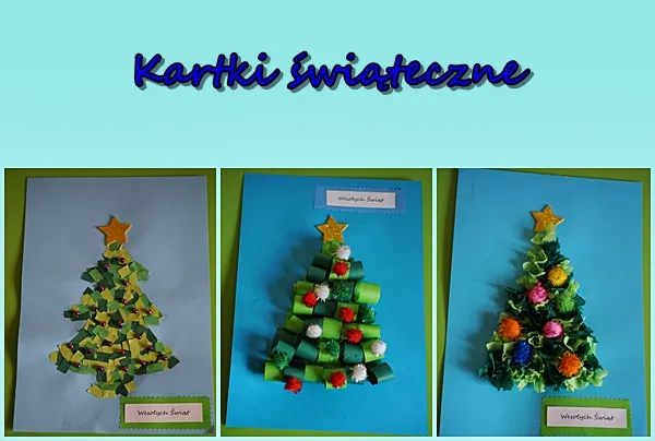 kartki świąteczne diy z dziećmi