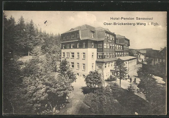 Hotel Sanssouci Karpacz historia stare zdjęcia