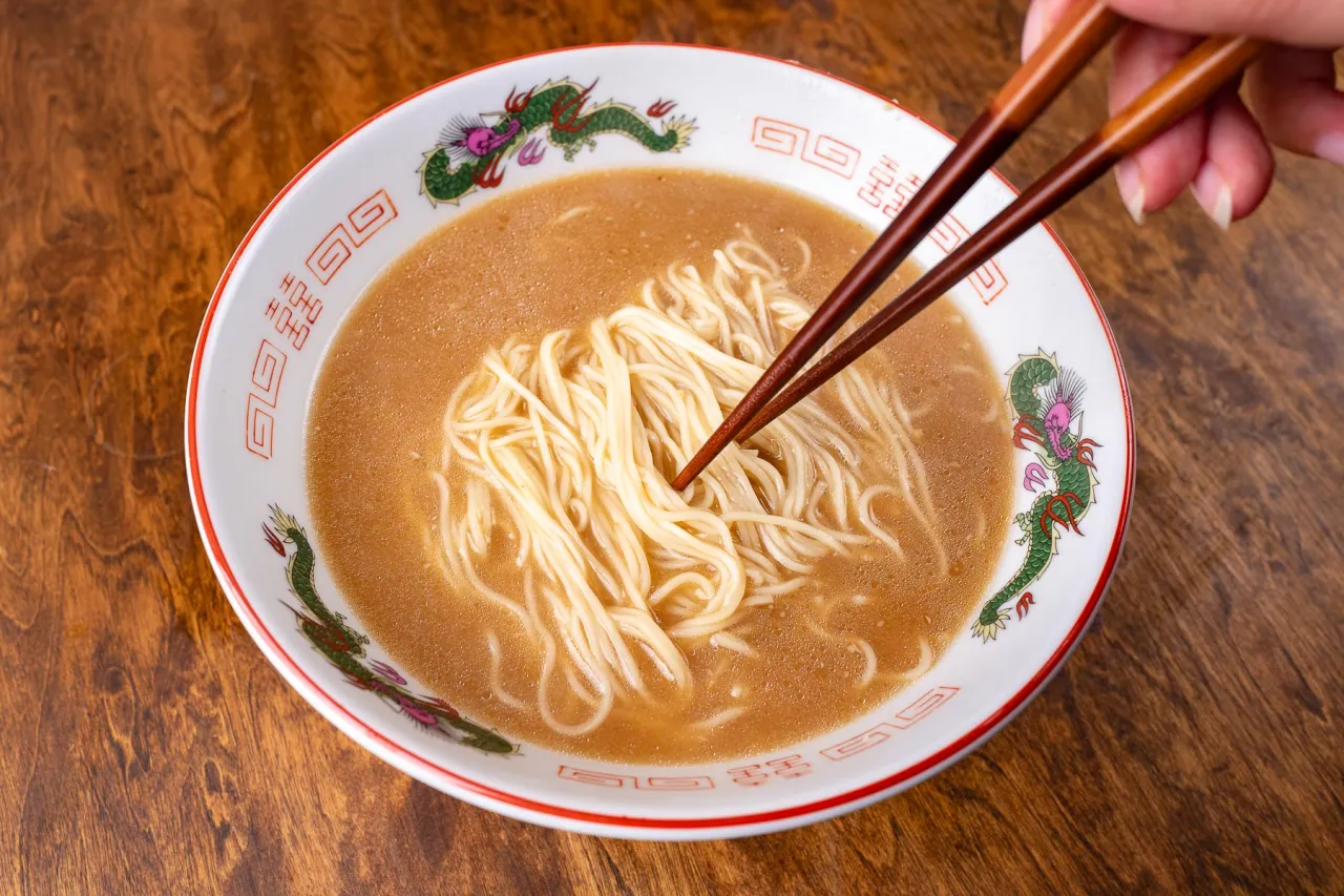 Kansui ramen noodles
