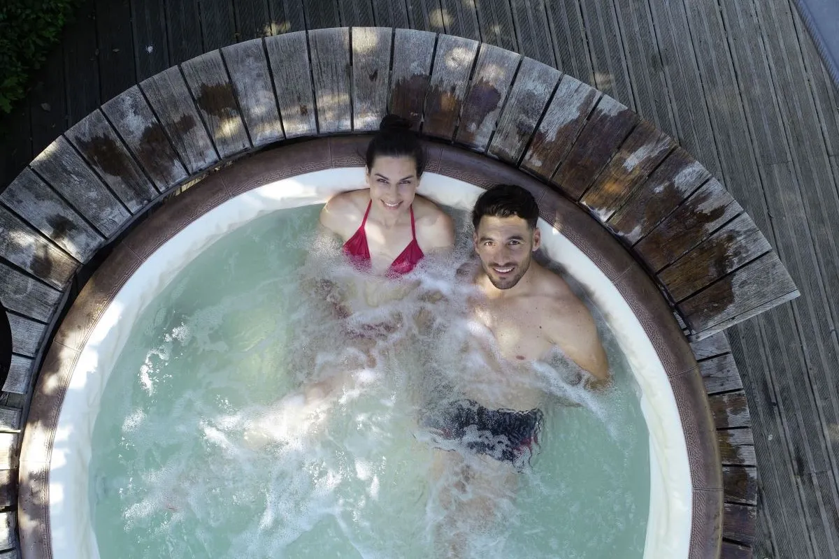 Para na masażu dla dwojga, strefa wellness