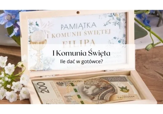 ile dać na komunię widełki 2026