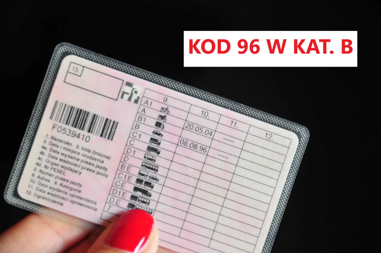 prawo jazdy kod 96