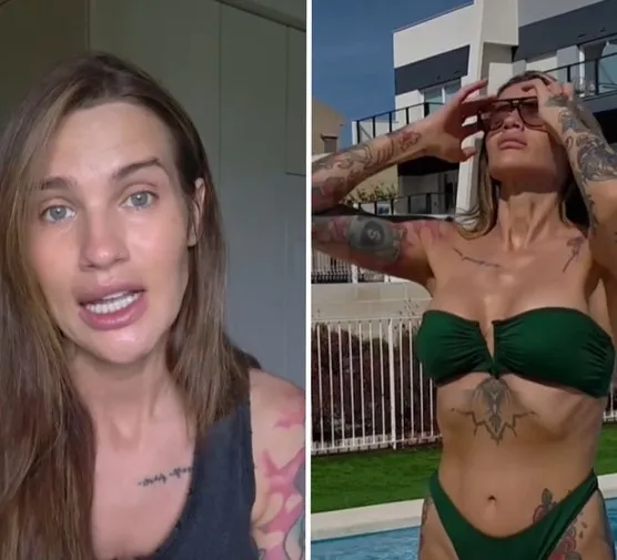 kobieta z płaskim brzuchem uśmiechnięta bez ćwiczeń