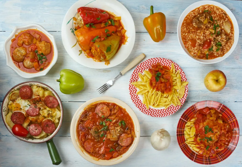 Węgierska kuchnia og&oacute;lny widok