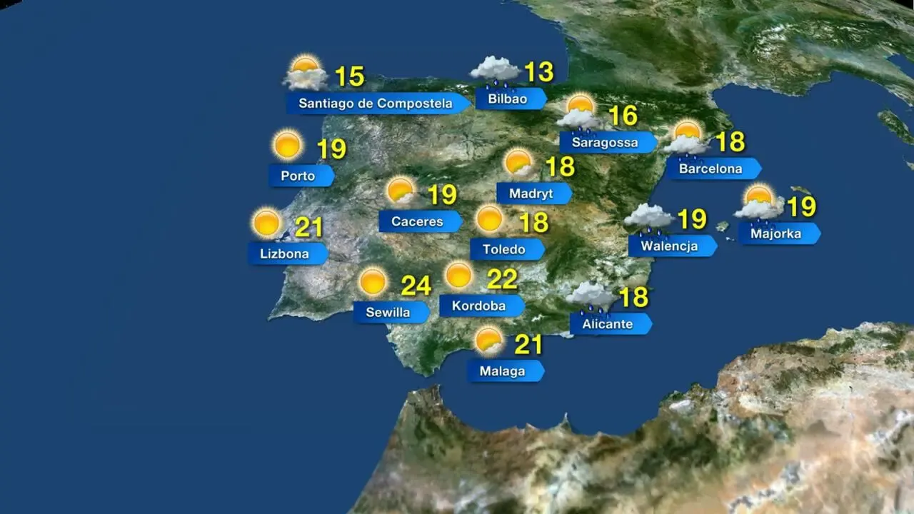 Zdjęcie Ile stopni w Hiszpanii? Sprawdź aktualne temperatury i prognozy