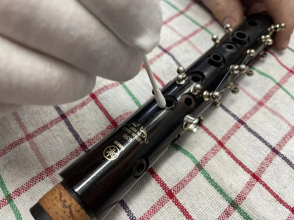 czyszczenie klarnetu