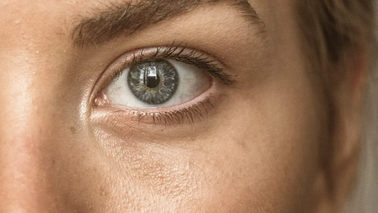 ziemista cera przed i po, szara zmęczona skóra