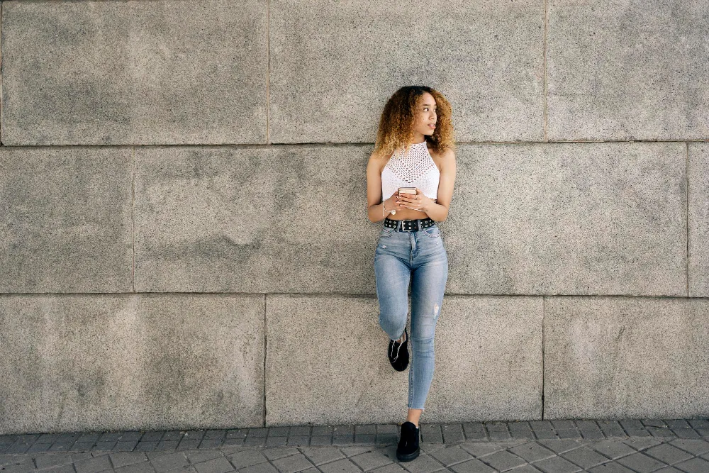 casualowe buty do wąskich spodni damskich