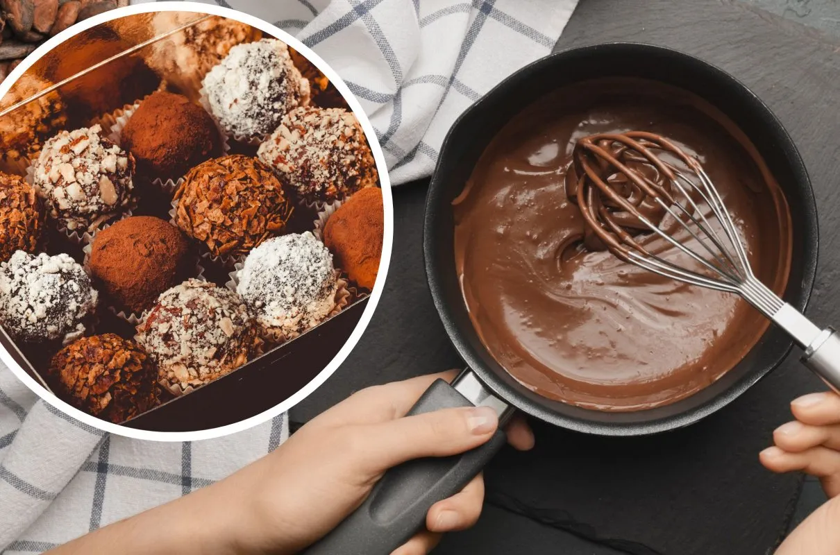 jak zagęścić masę na trufle