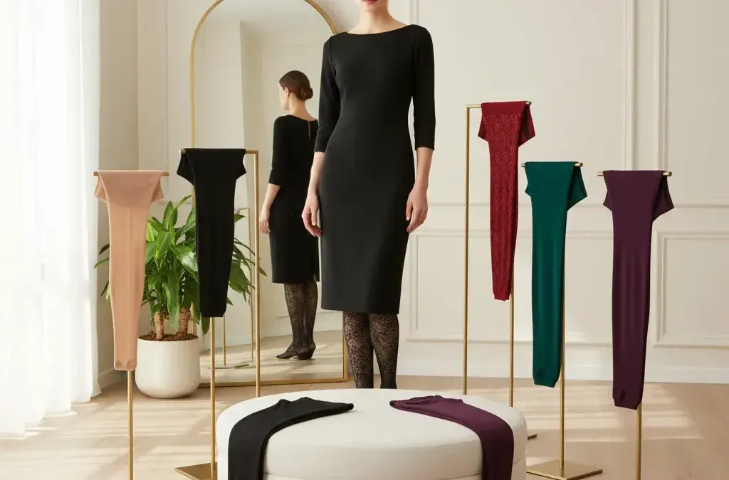 Zdjęcie Jakie rajstopy do czarnej sukienki, aby uniknąć modowych wpadek?