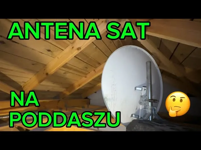Zdjęcie Czy antena satelitarna może być na strychu? Odbiór sygnału i wyzwania.