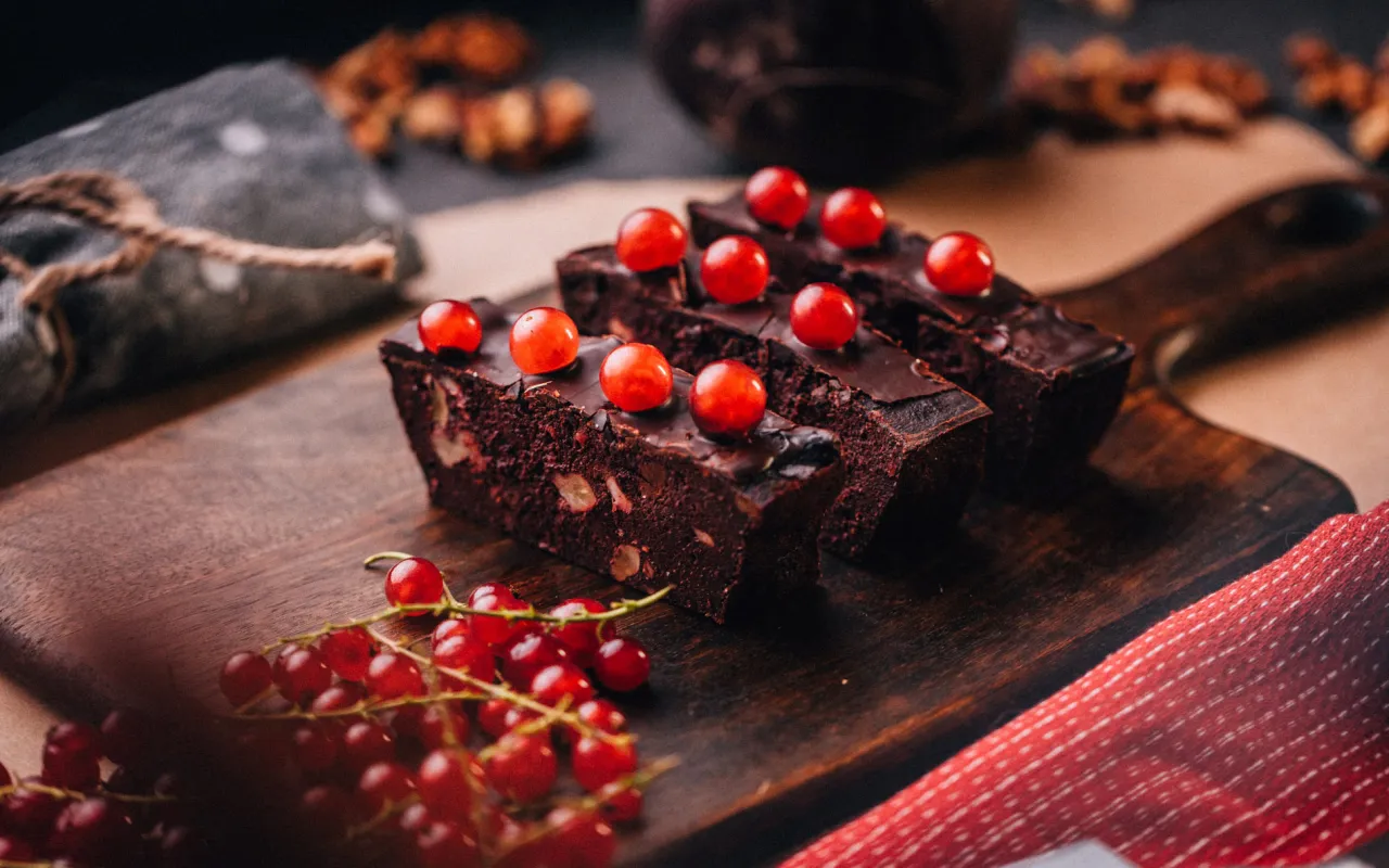 Zdjęcie Zdrowe brownie z buraka i banana - fit przepis bez wyrzutów sumienia