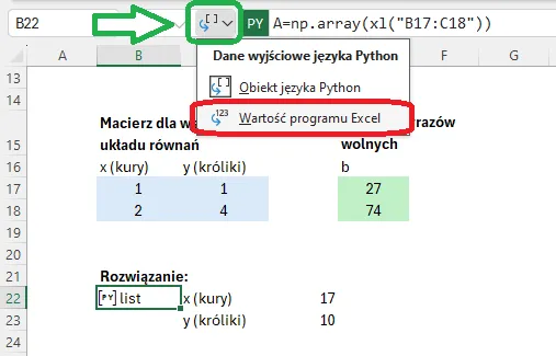 Zdjęcie Jak rozwiązać układ równań w Excelu bez zbędnych trudności