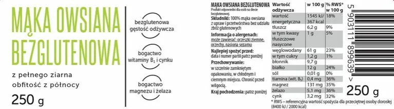 Zdjęcie Gdzie kupić mąkę owsianą? Najlepsze miejsca i ceny w 2023