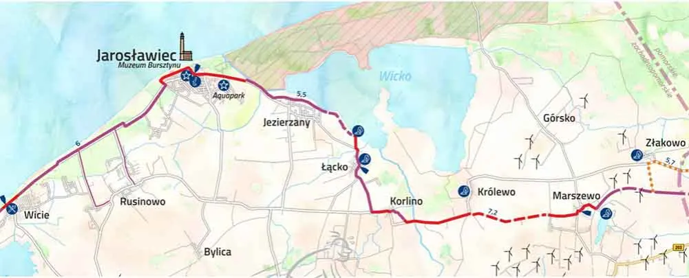 Zdjęcie Trasa rowerowa Jarosławiec Ustka - odkryj malownicze atrakcje i trasy