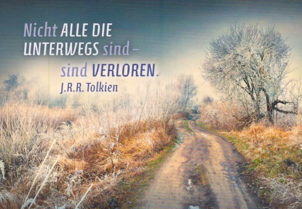 J.R.R. Tolkien Zitat Reisen