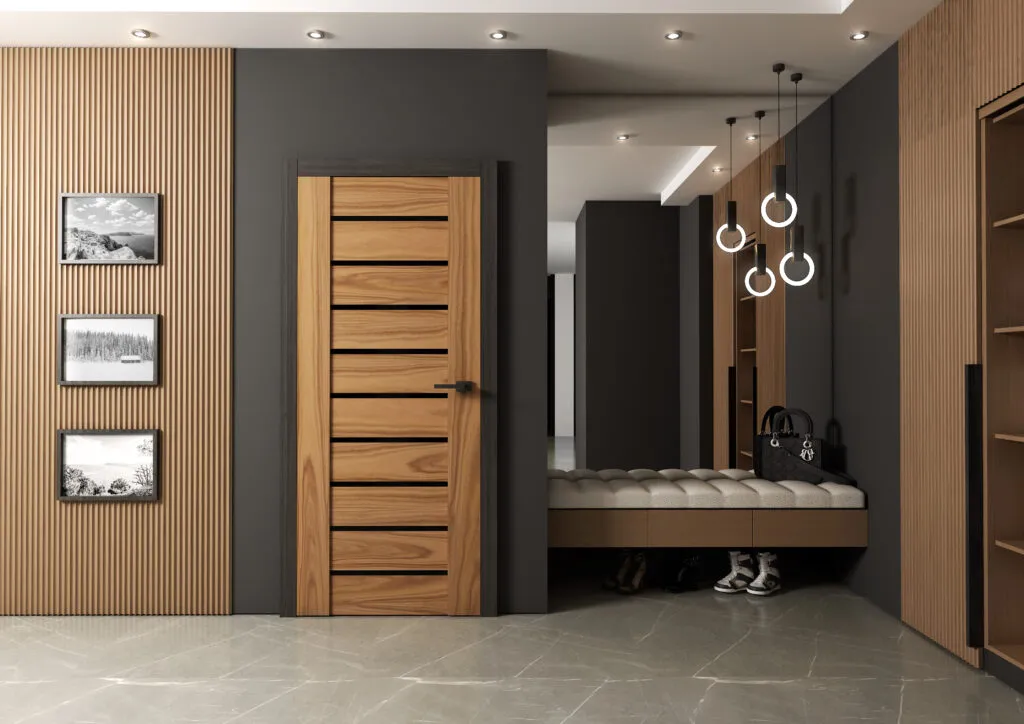 różne style drzwi wewnętrznych z ościeżnicą