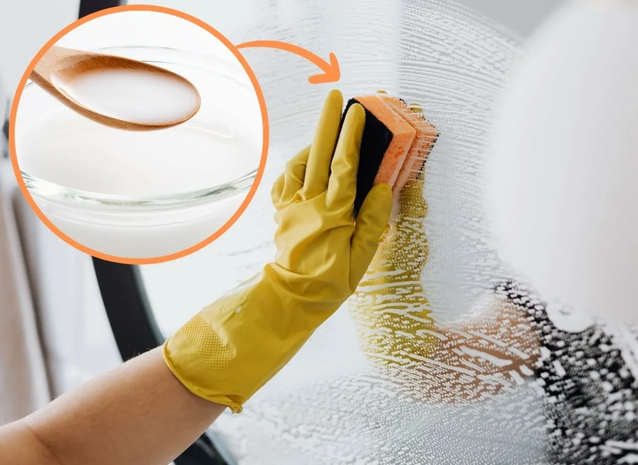 domowe sposoby na czyszczenie lustra ocet mikrofibra