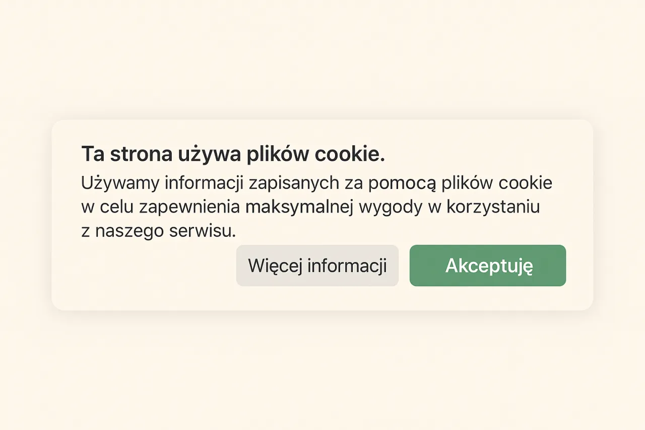 Komunikat o ciasteczkach informuje, że strona używa plik&oacute;w cookie. To rodzaj tracker&oacute;w, kt&oacute;re pomagają w wygodnym korzystaniu z serwisu.