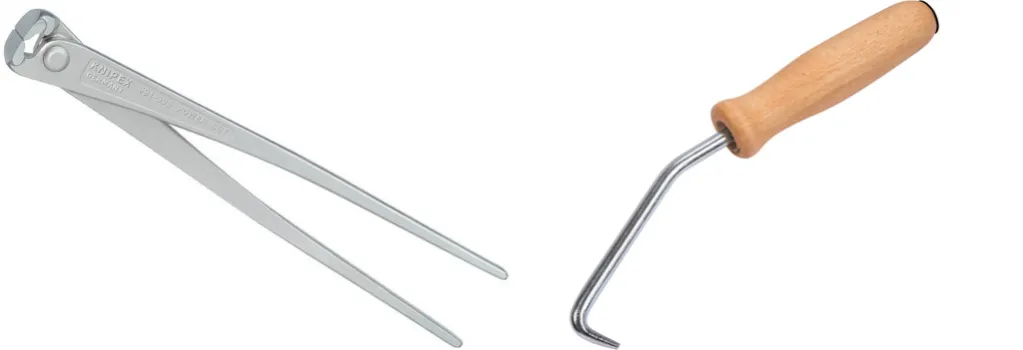 klucz do zbrojenia vs cęgi zbrojarskie