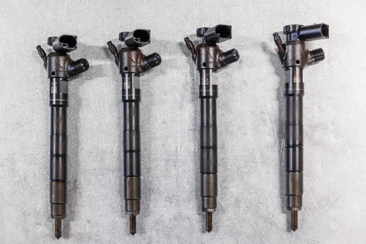 Uszkodzony filtr DPF wypalony tłok