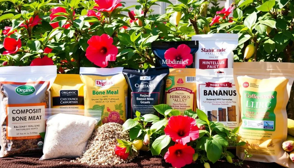 r&oacute;żne rodzaje nawoz&oacute;w do hibiskusa