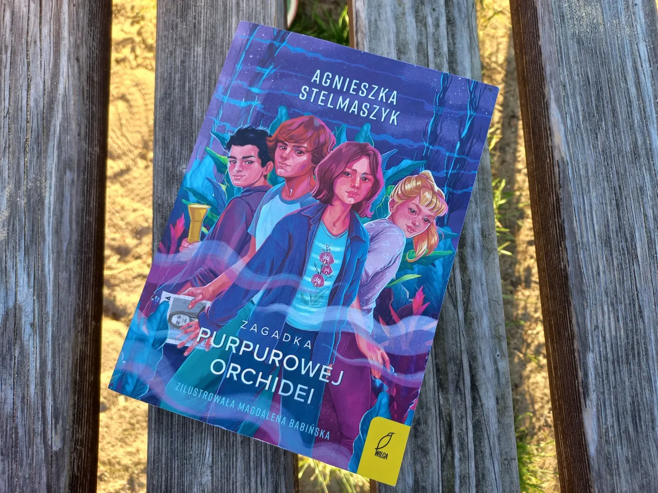 purpurowa orchidea na miejscu zbrodni