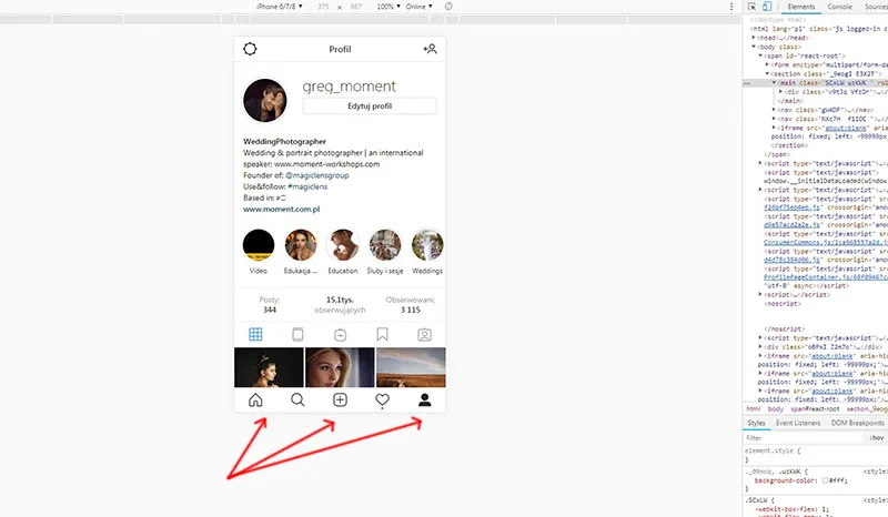 Jak dodać relację na Instagramie ikona plus awatar