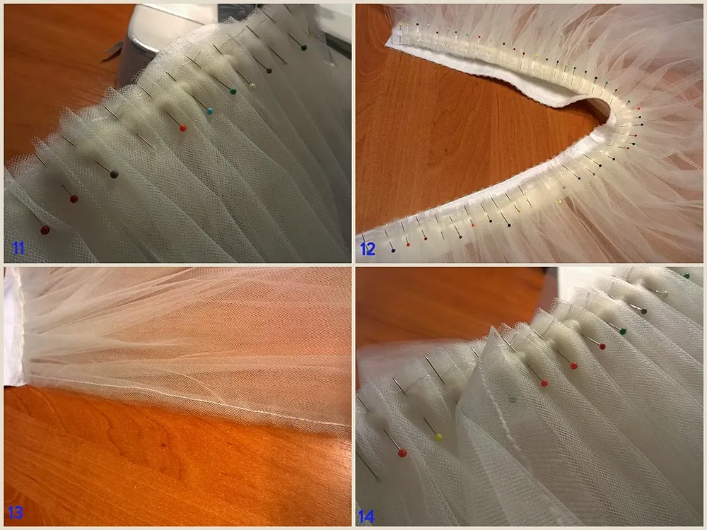 sp&oacute;dnica tiulowa na gumce krok po kroku