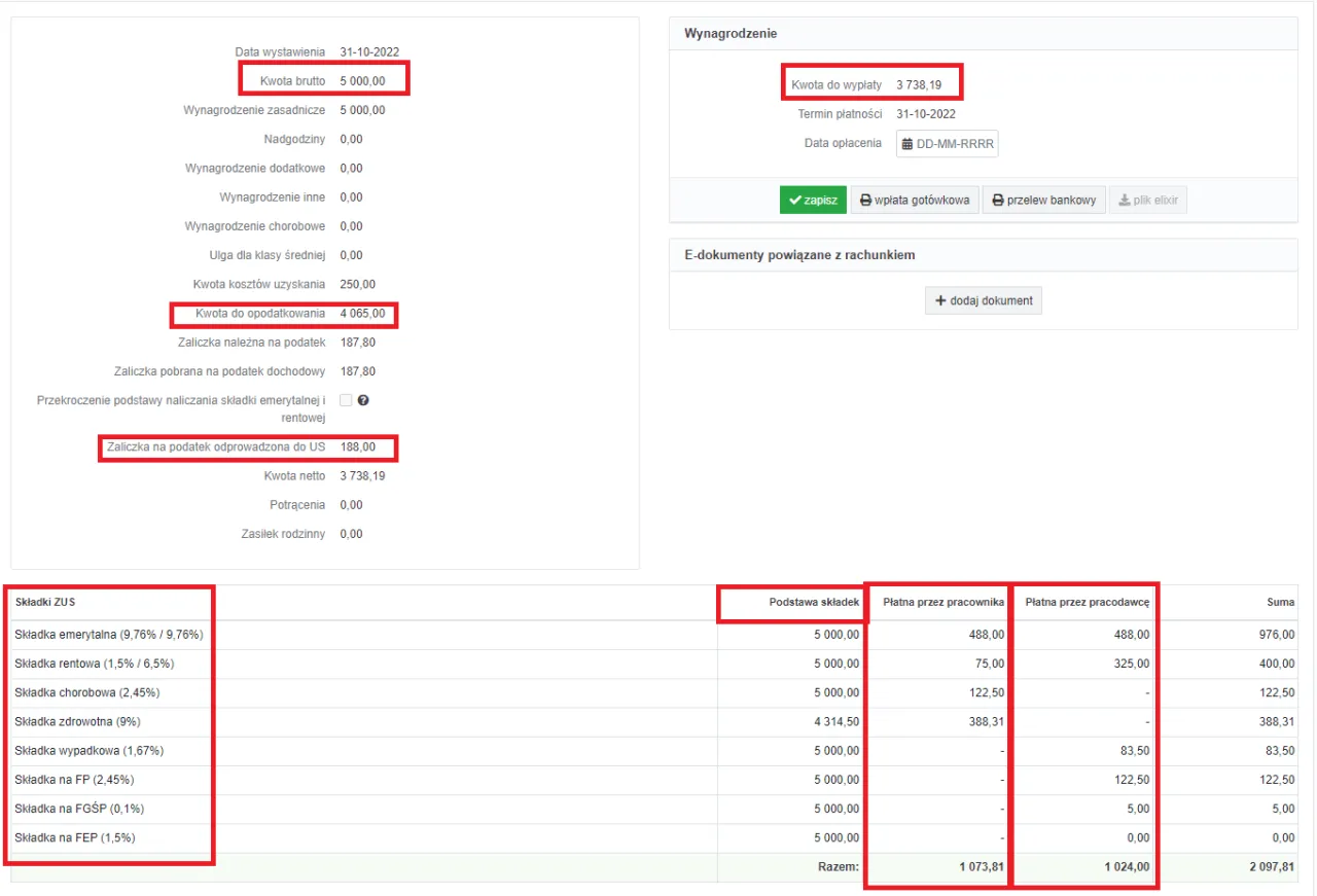 wz&oacute;r obliczanie netto z brutto