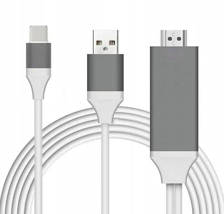 kabel usb-c hdmi i adapter lightning hdmi