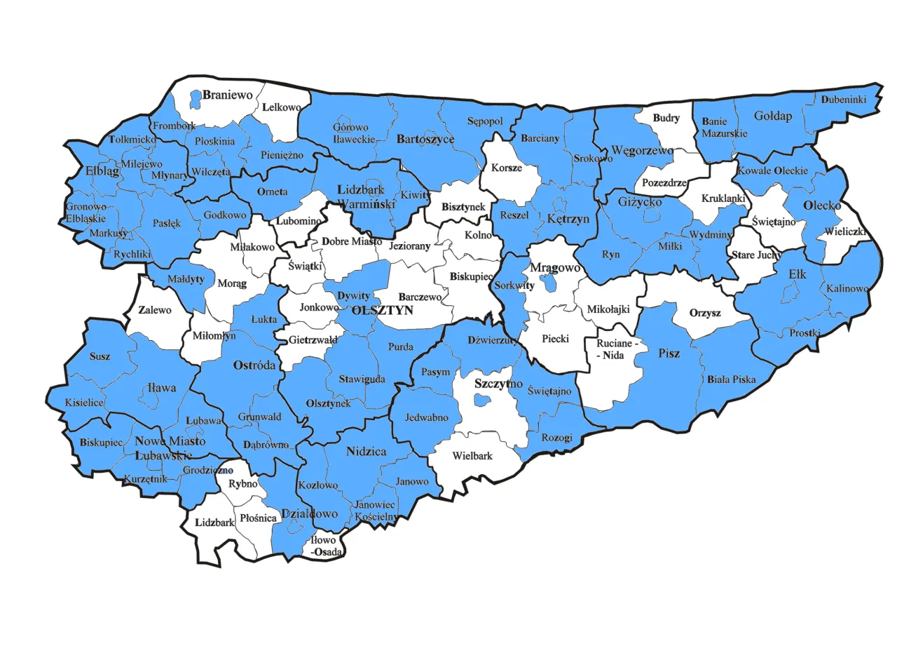 mapa punktów konsultacyjnych czyste powietrze