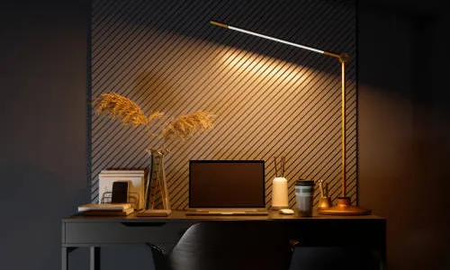 Optymalne oświetlenie do czytania biurko lampka