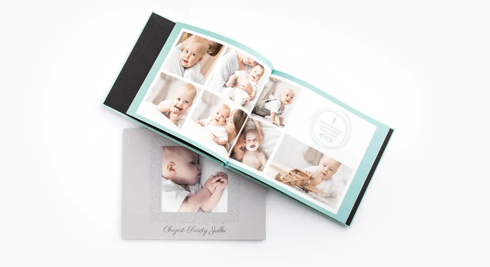 Fotoksiążka z chrztu przykłady