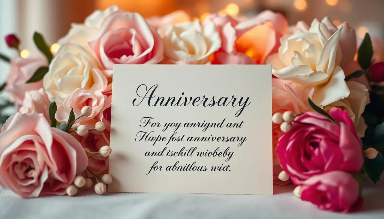 Romantyczne życzenia rocznicowe