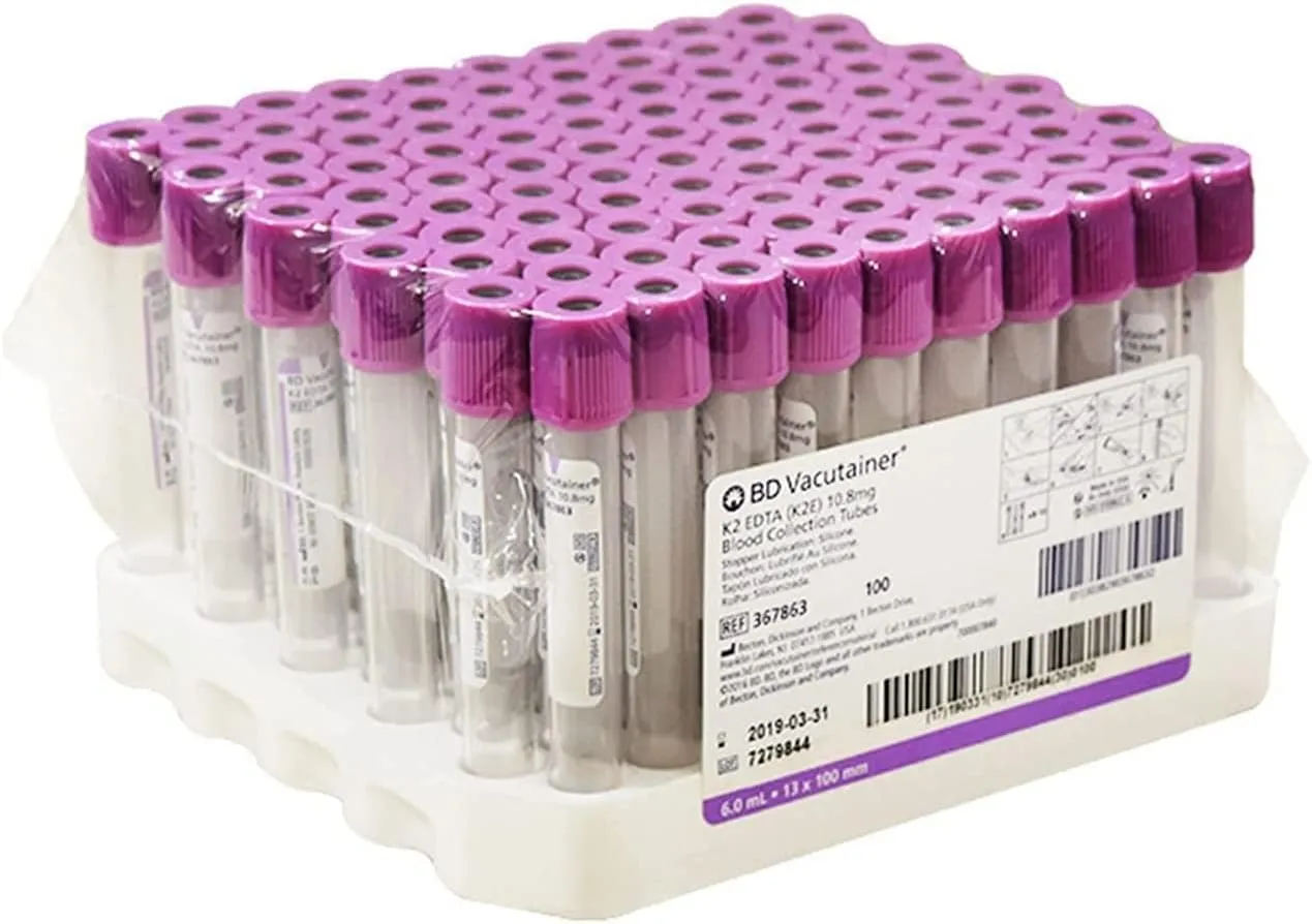 Zestaw do pobierania krwi lub probówki laboratoryjne