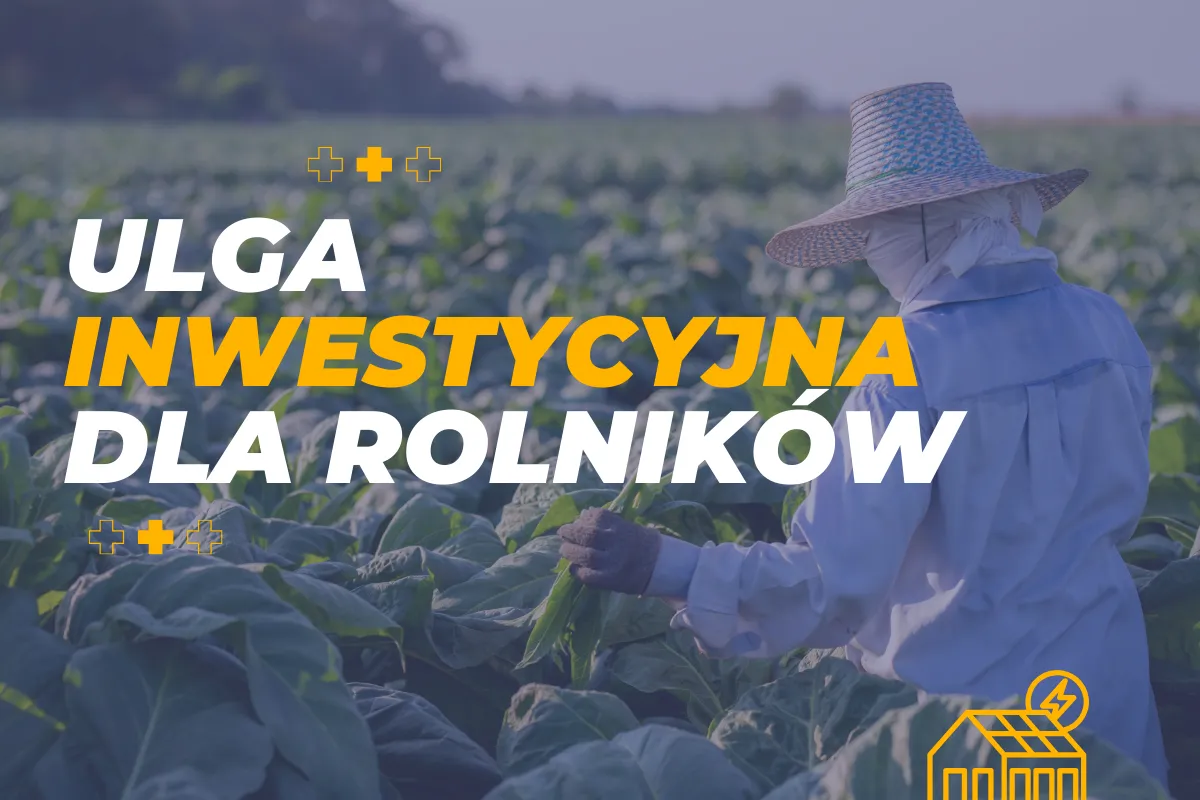 Ulga inwestycyjna w podatku rolnym dla rolnik&oacute;w. Fotowoltaika na farmie.