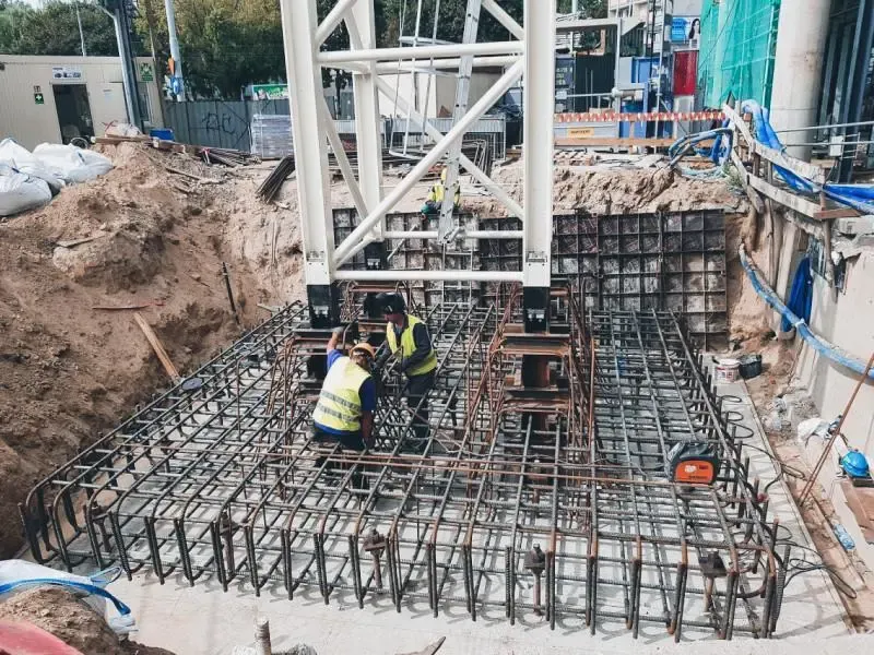 Fundament pod dźwig wieżowy