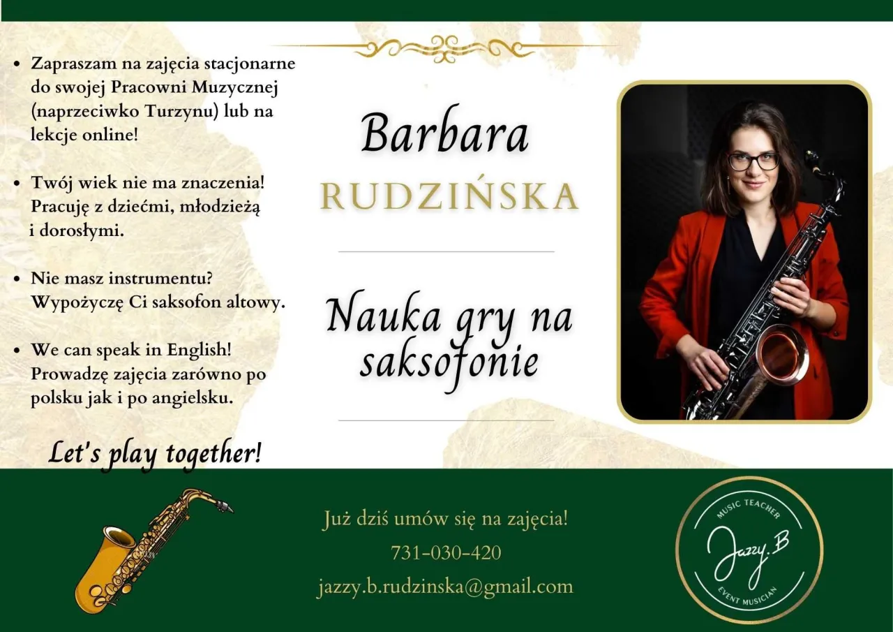 harmonogram nauki gry na saksofonie etapy