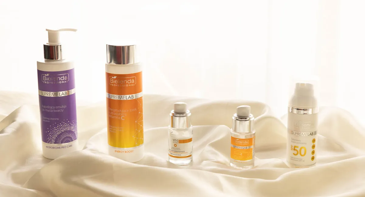 poranna rutyna pielęgnacyjna 40+ witamina c spf