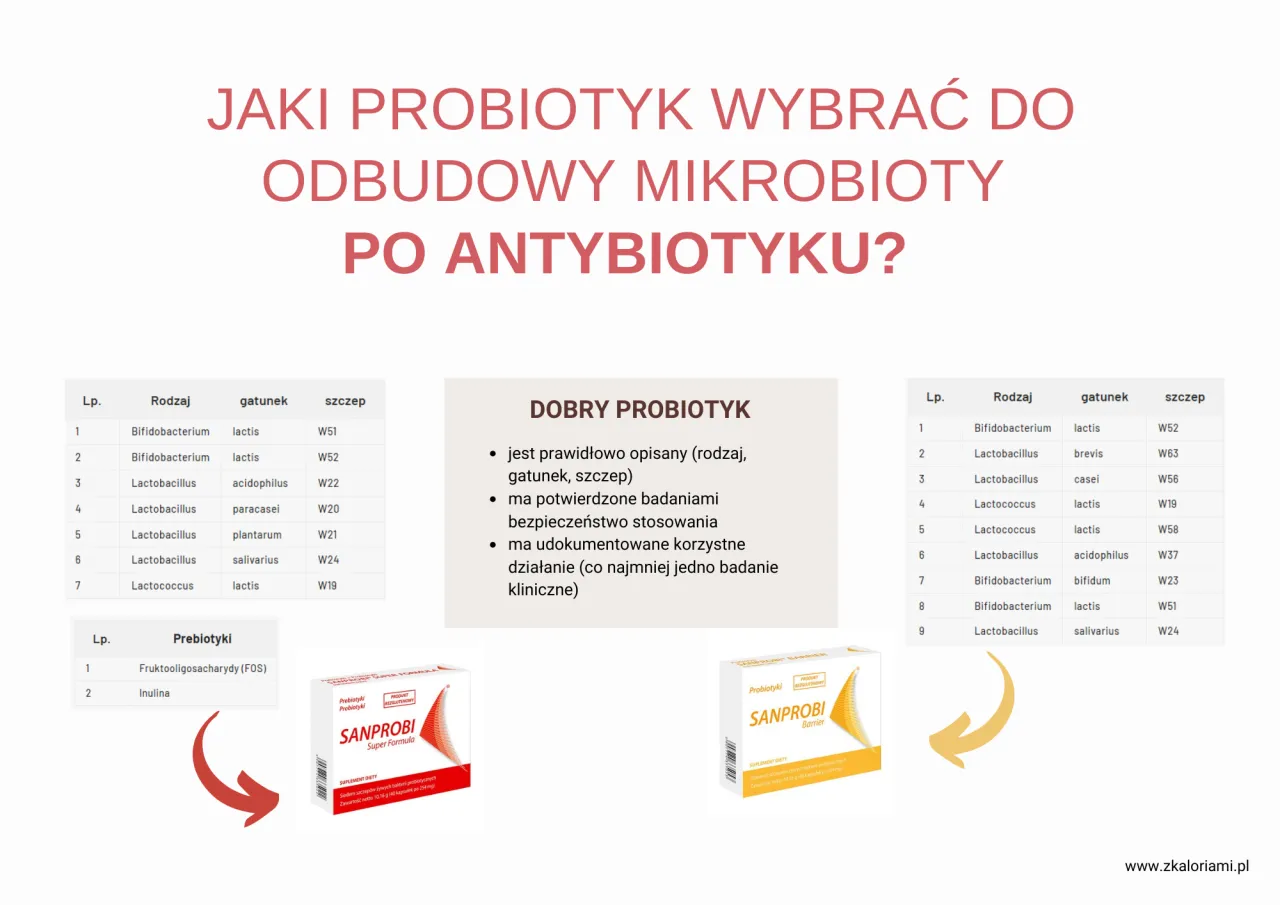 probiotyk i antybiotyk odstęp czasowy