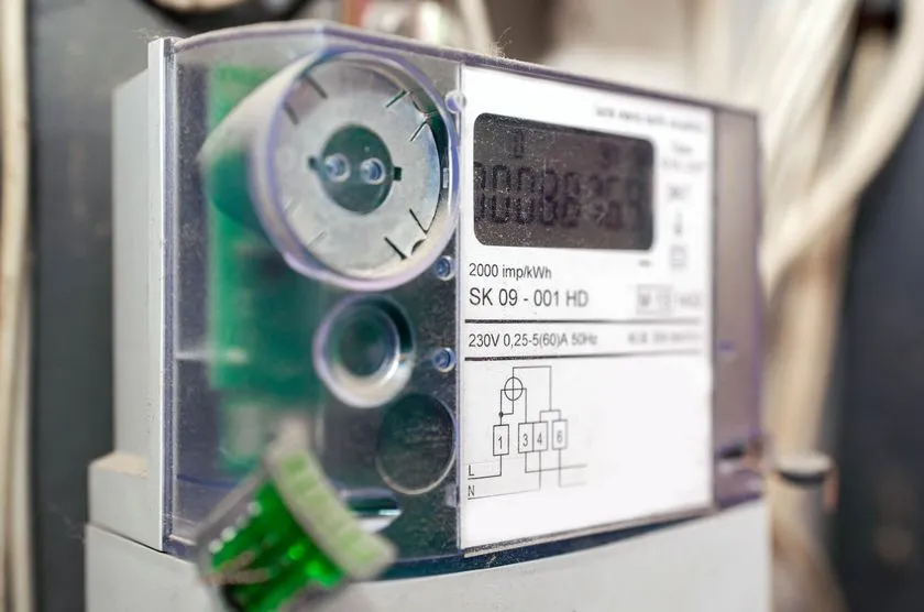 licznik dwukierunkowy do fotowoltaiki na ścianie