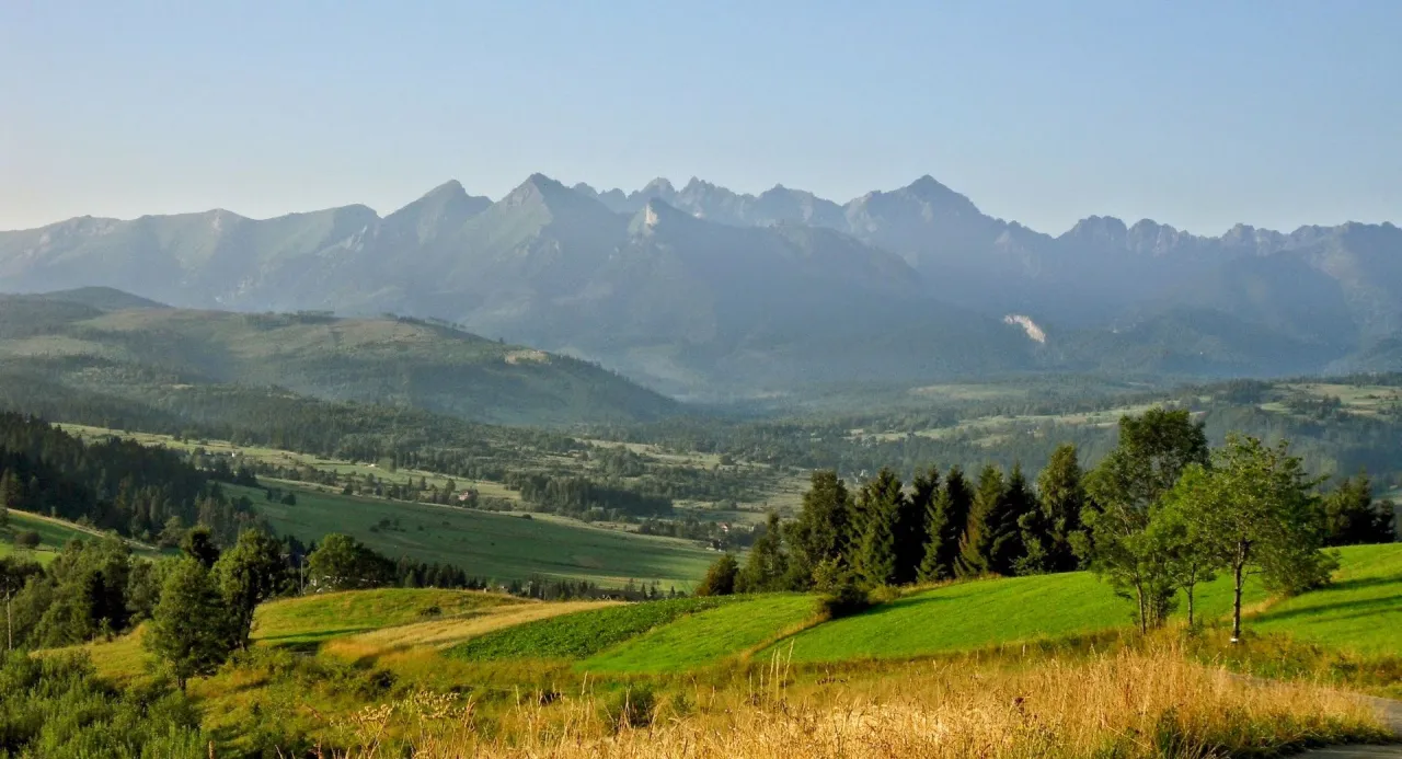 Czarna Góra Litwinka panorama Tatr